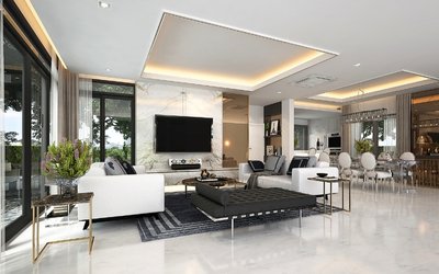 Living Room Interior Design service Noida